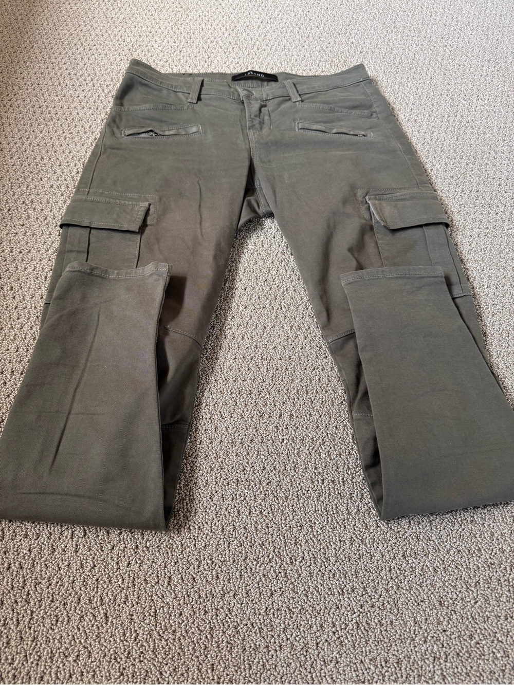 J BRAND Cargo/Slim Leg Jeans ‘Grayson’ in Vint Olive. Very good condition sz 26 - Picture 2 of 9